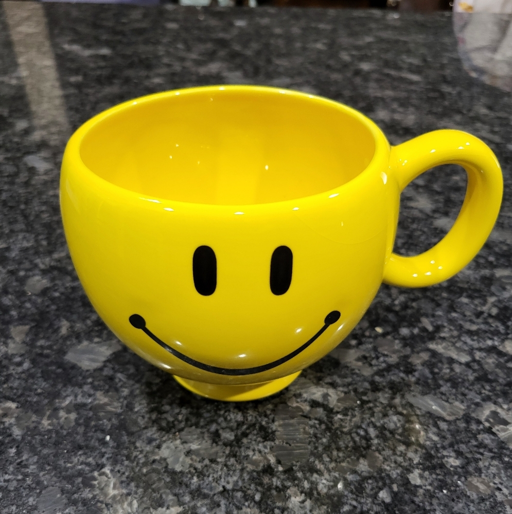 Yellow Smiley Face Mug
